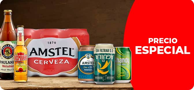Promociones Paulaner, Shandy, Heineken, Amstel, Desperados, El Águila, Radler en Dia.es
